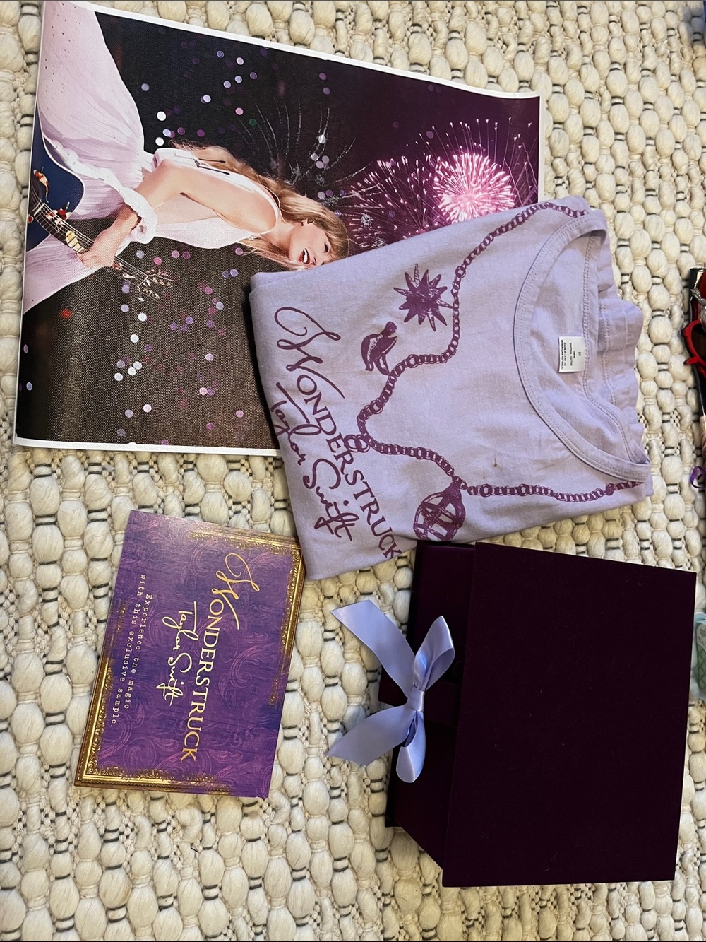 Large purple Speak Now Wonderstruck Gift Box Set Bundle Taylor Swift super rare!